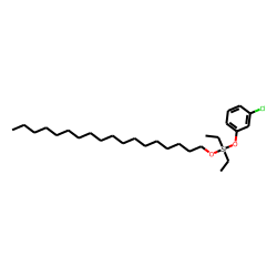 Silane, diethyl(3-chlorophenoxy)octadecyloxy-