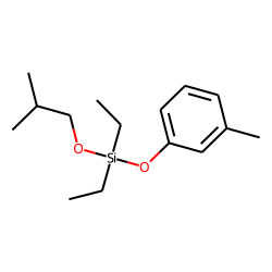Silane, diethylisobutoxy(3-methylphenoxy)-