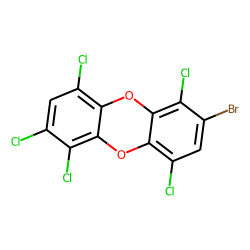 2-bromo-1,4,6,7,9-pentachloro-dibenzo-p-dioxin