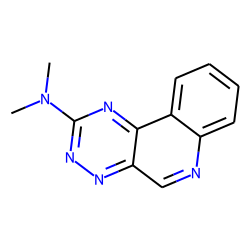 as-Triazino[6,5-c]quinoline, 2-dimethylamino-