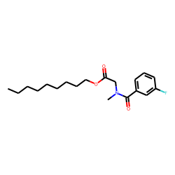 Sarcosine, N-(3-fluorobenzoyl)-, nonyl ester