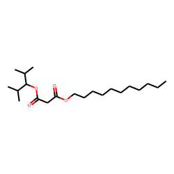 Malonic acid, 2,4-dimethylpent-3-yl undecyl ester