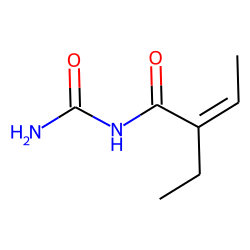 2-Butenamide, N-(aminocarbonyl)-2-ethyl-, (Z)-