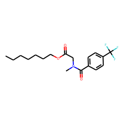 Sarcosine, N-(4-trifluoromethylbenzoyl)-, heptyl ester