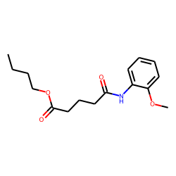 Glutaric acid, monoamide, N-(2-methoxyphenyl)-, butyl ester