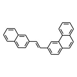 1-(2-Naphthyl)-2-(3-phenathryl)ethylene, trans