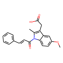 2-[5-methoxy-2-methyl-1-(3-phenylprop-2-enoyl)indol-3-yl]acetic acid