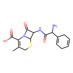 7-[(2-amino-2-cyclohexa-1,4-dien-1-ylacetyl)amino]-3-methyl-8-oxo-5-thia-1-azabicyclo[4.2.0]oct-2-ene-2-carboxylic acid