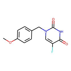 5-fluoro-1-[(4-methoxyphenyl)methyl]pyrimidine-2,4-dione