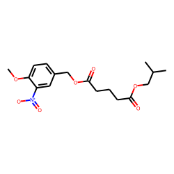 Glutaric acid, isobutyl 3-nitro-4-methoxybenzyl ester