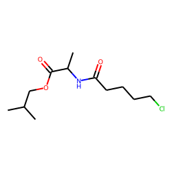 D-Alanine, N-(5-chlorovaleryl)-, isobutyl ester