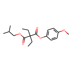Diethylmalonic acid, isobutyl 4-methoxyphenyl ester