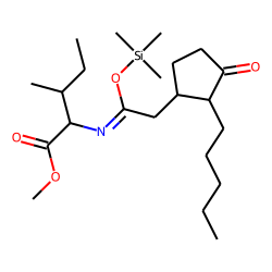 cis-Dihydrojasmonic acid, Ile conjugate, methyl ester, TMS