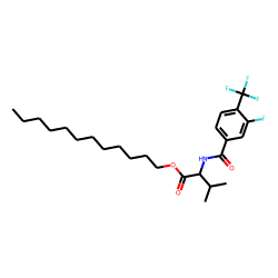 L-Valine, N-(3-fluoro-4-trifluoromethylbenzoyl)-, dodecyl ester