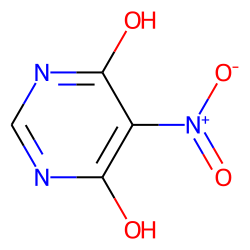 4,6-Pyrimidinediol, 5-nitro-, (keto form)