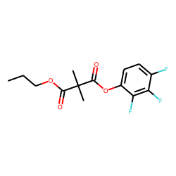 Dimethylmalonic acid, propyl 2,3,4-trifluorophenyl ester