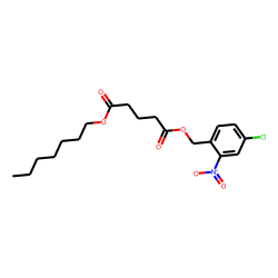 Glutaric acid, heptyl 2-nitro-4-chlorobenzyl ester
