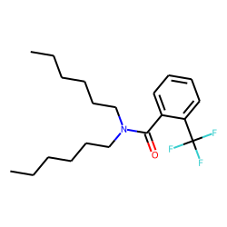 Benzamide, N,N-dihexyl-2-trifluoromethyl-