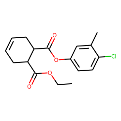 cis-Cyclohex-4-en-1,2-dicarboxylic acid, 4-chloro-3-methylphenyl ethyl ester