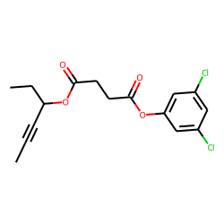Succinic acid, hex-4-yn-3-yl 3,5-dichlorophenyl ester