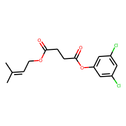 Succinic acid, 3-methylbut-2-en-1-yl 3,5-dichlorophenyl ester