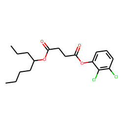 Succinic acid, 2,3-dichlorophenyl 4-octyl ester
