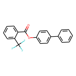 2-Trifluoromethylbenzoic acid, 4-biphenyl ester