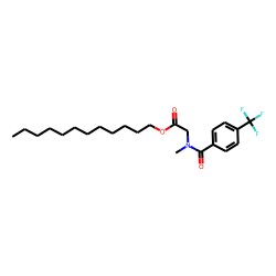 Sarcosine, N-(4-trifluoromethylbenzoyl)-, dodecyl ester