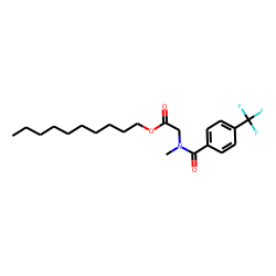 Sarcosine, N-(4-trifluoromethylbenzoyl)-, decyl ester