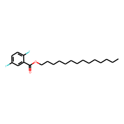 2,5-Difluorobenzoic acid, tetradecyl ester