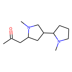 2-Propanone, 1-[4-(1-methyl-2-pyrrolidinyl)-1-methyl-2-pyrrolidinyl]-