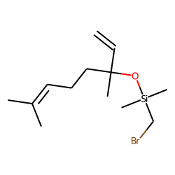 (.+/-.)Linalool, bromomethyldimethylsilyl ether