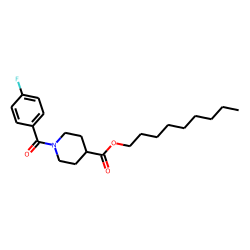 Isonipecotic acid, N-(4-fluorobenzoyl)-, nonyl ester