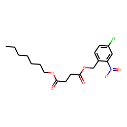 Succinic acid, 4-chloro-2-nitrobenzyl heptyl ester