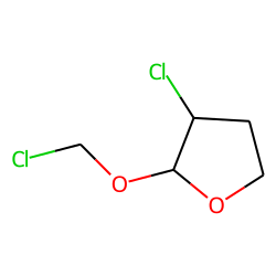 2-Chloromethoxy-3-chloro-tetrahydro-furan