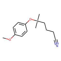 1-(3-Cyanopropyl)dimethylsilyloxy-4-methoxybenzene
