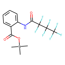 Anthranilic acid, N-heptafluorobutyryl-, trimethylsilyl ester