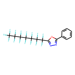 2-Perfluoroheptyl-5-phenyl-1,3,4-oxadiazole