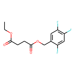 Succinic acid, ethyl 2,4,5-trifluorobenzyl ester