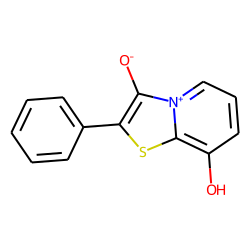 Thiazolo[3,2-a]pyridinium, 3,8-dihydroxy-2-phenyl-, hydroxide, inner salt