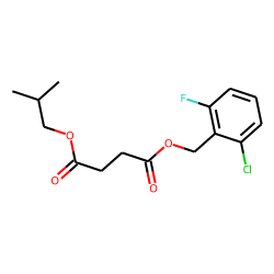 Succinic acid, 2-chloro-6-fluorobenzyl isobutyl ester