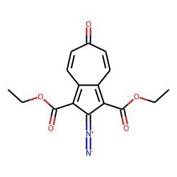 2-Diazo-6-oxo-2,6-dihydroazulene-1,3-dicarboxylic acid, diethyl ester