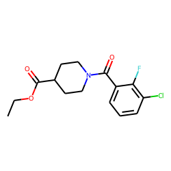 Isonipecotic acid, N-(2-fluoro-3-chlorobenzoyl)-, ethyl ester