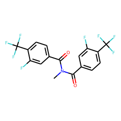 Benzamide, 3-fluoro-4-trifluoromethyl-N-(3-fluoro-4-trifluoromethylbenzoyl)-N-methyl-