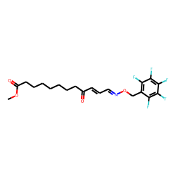 (E)-10-Dodecenoic acid, 9,12-dioxo, methyl ester, «omega»-PFB-oxime