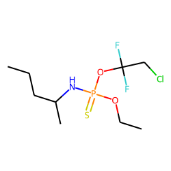 O-Ethyl-O-(1,1-difluoro-2-chloroethyl)-N-(1-methylbutyl)-phosphorothioamidate