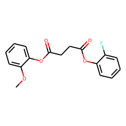 Succinic acid, 2-fluorophenyl 2-methoxyphenyl ester