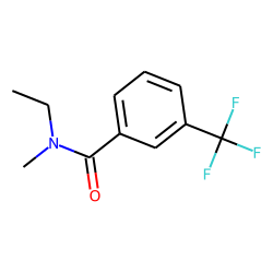 Benzamide, 3-trifluoromethyl-N-ethyl-N-methyl-