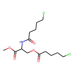 l-Serine, N,O-bis(5-chlorovaleyl), methyl ester