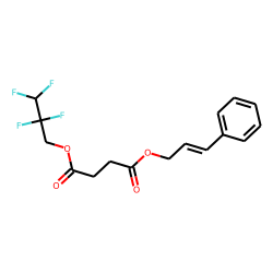 Succinic acid, 2,2,3,3-tetrafluoropropyl 3-phenylprop-2-en-1-yl ester